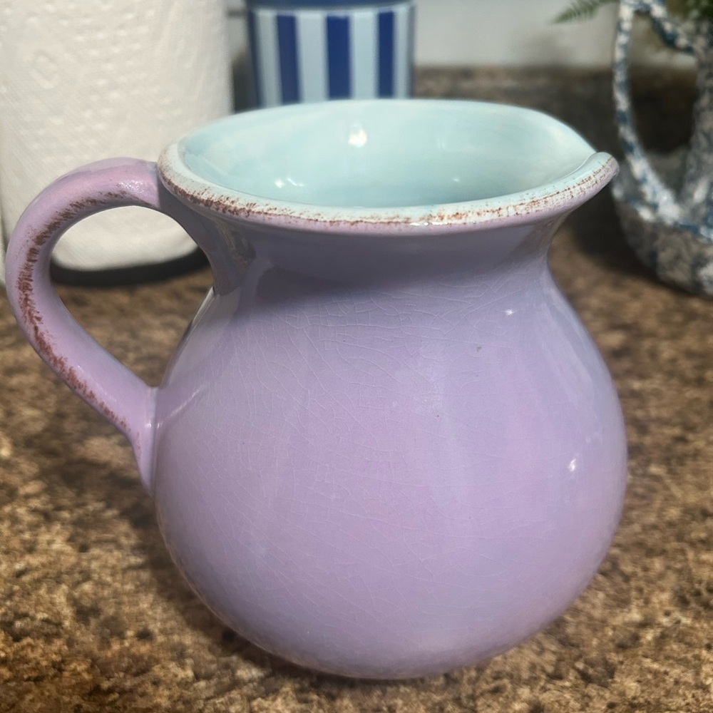 Italian Lavender Ceramic Bowl